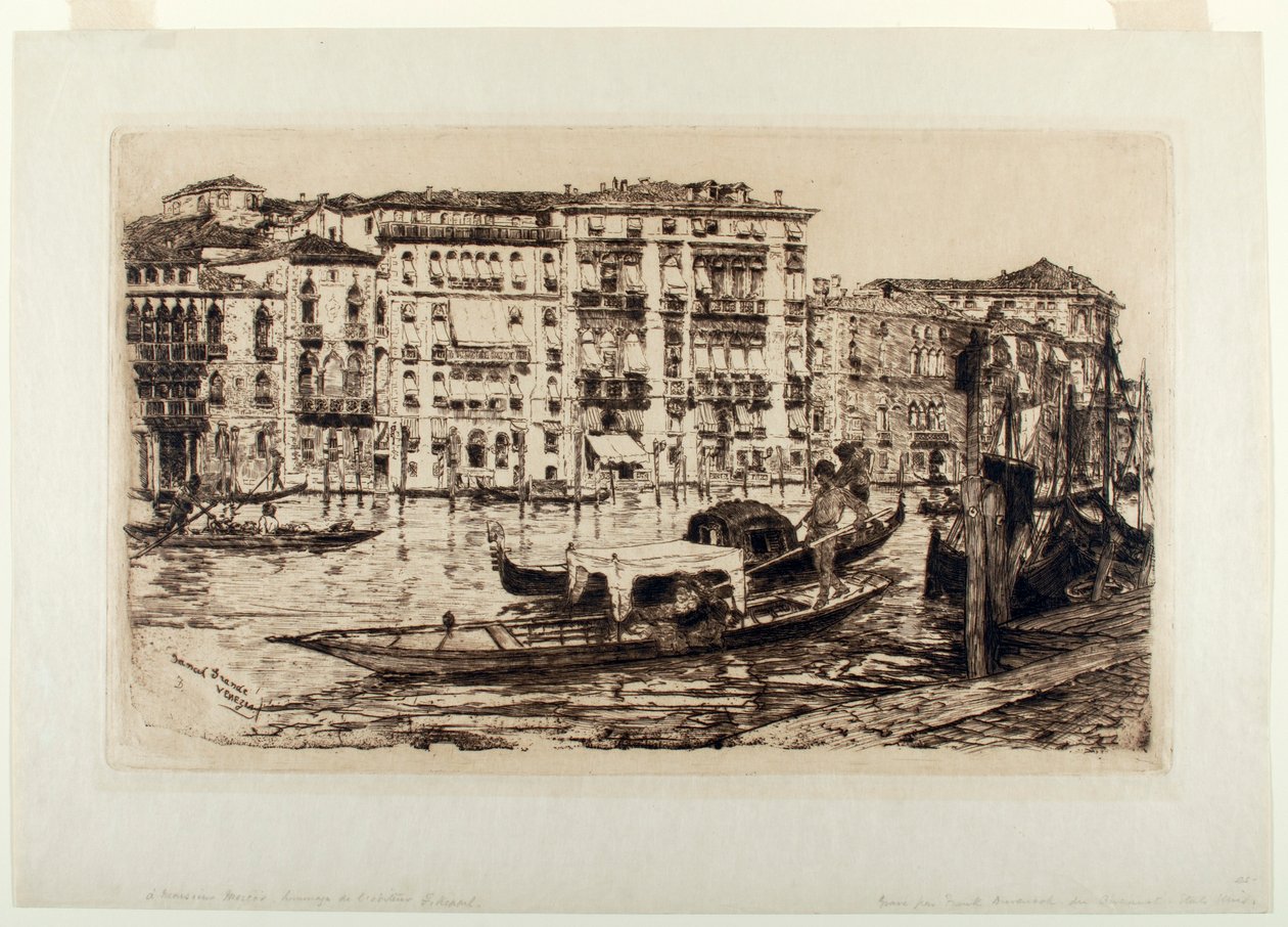 Canal Grande, Venedig av Frank Duveneck