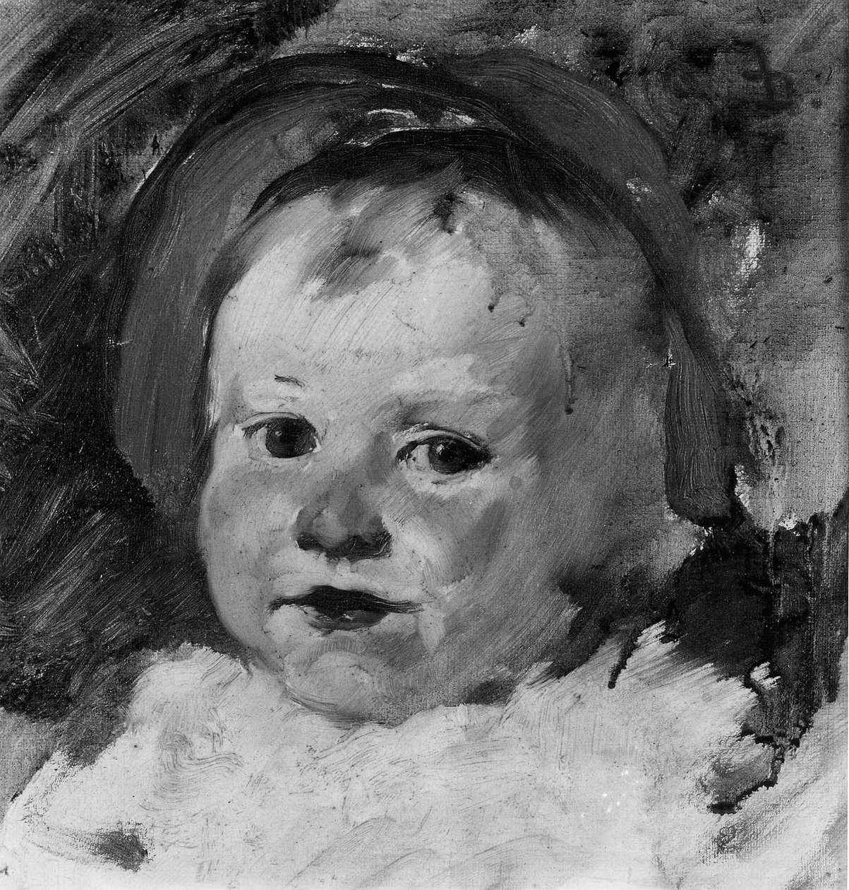 Huvudet på ett barn av Frank Duveneck