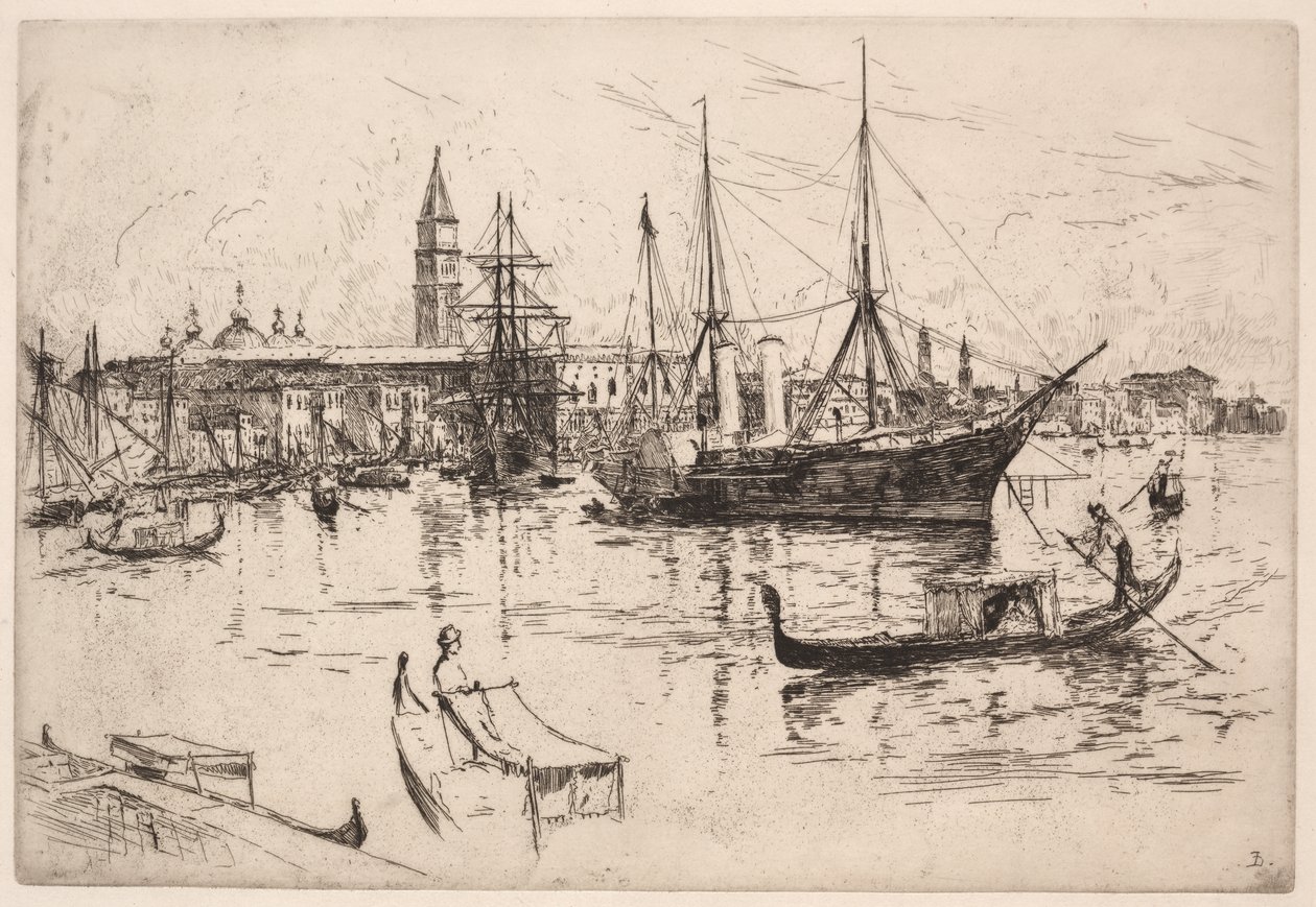 Lagunen, Venedig av Frank Duveneck
