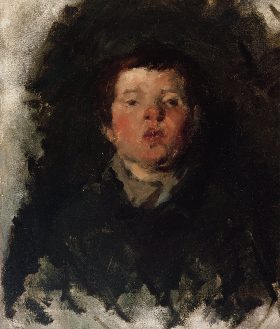 Porträtt av en pojke av Frank Duveneck
