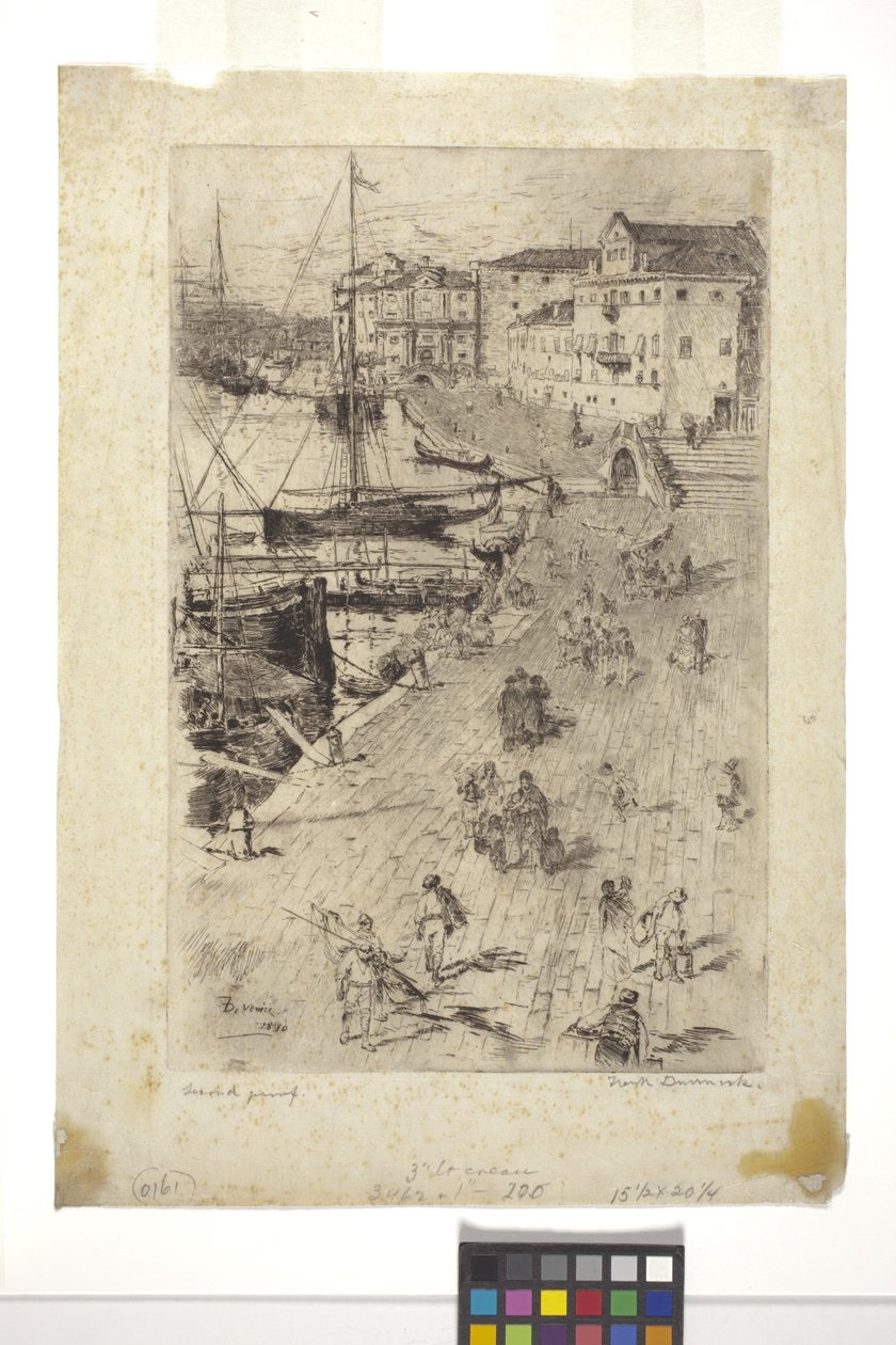 Riva Schiavoni nr 2 (bläck) av Frank Duveneck