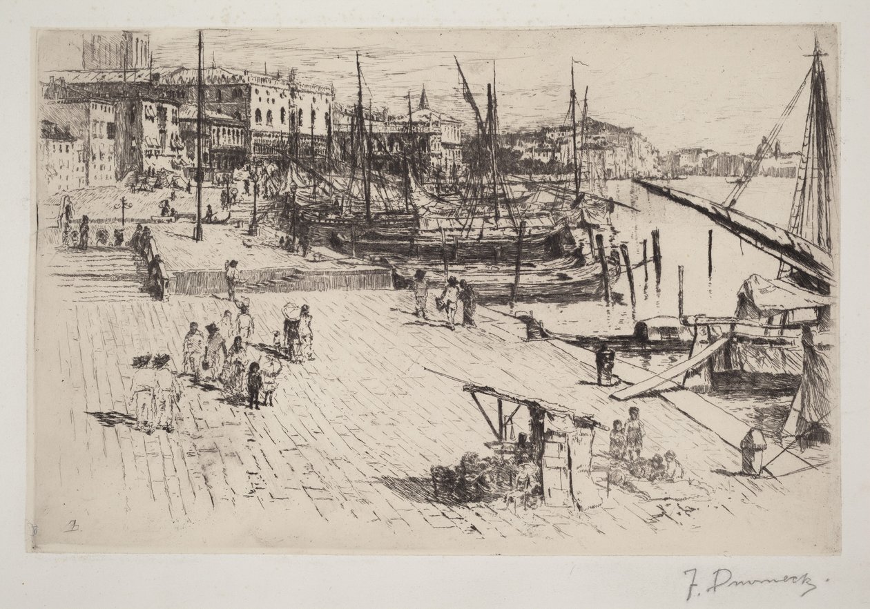 Riva degli Schiavoni, nr 1 av Frank Duveneck
