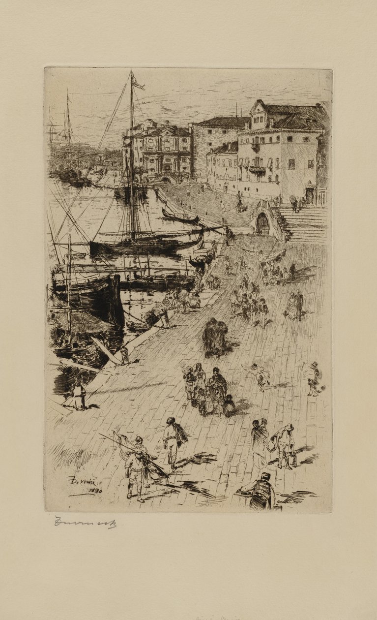 Riva degli Schiavoni, nr 2 av Frank Duveneck