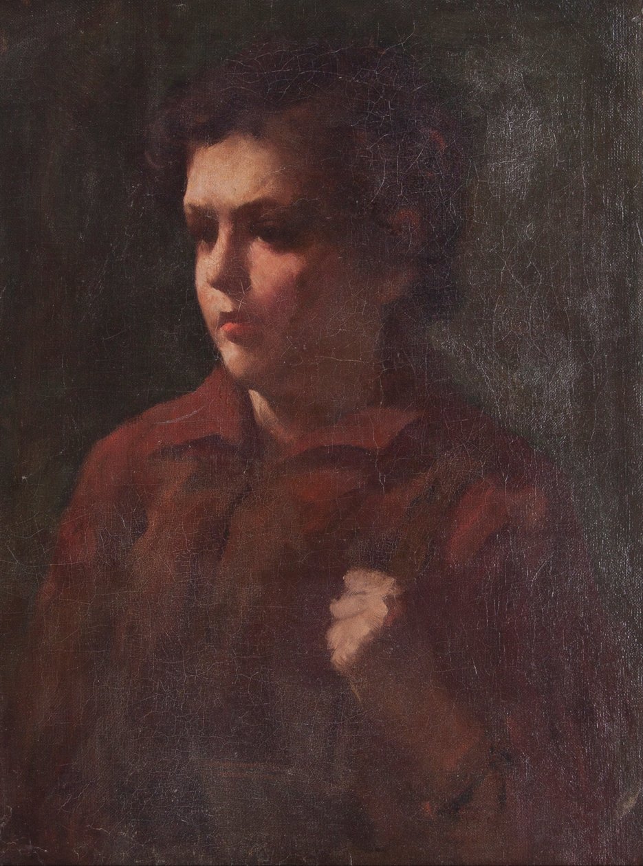 Studie av en skolpojke av Frank Duveneck
