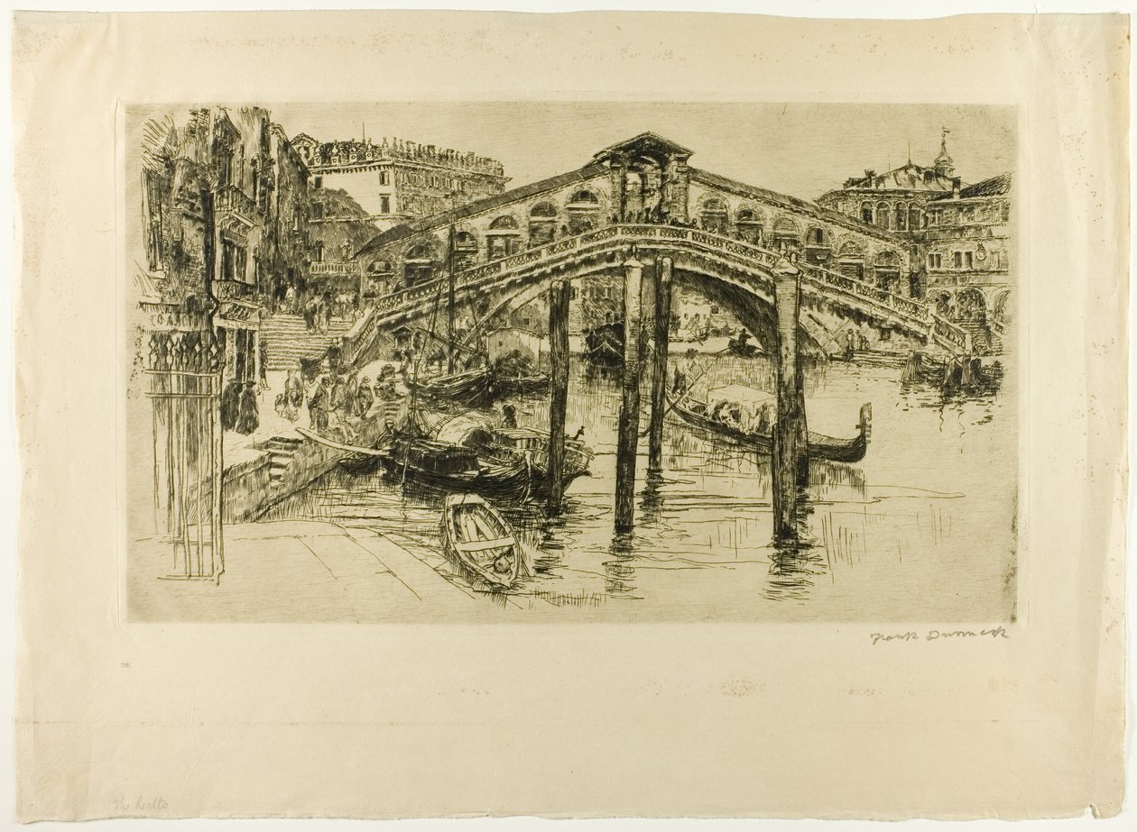 Rialto, Venedig av Frank Duveneck