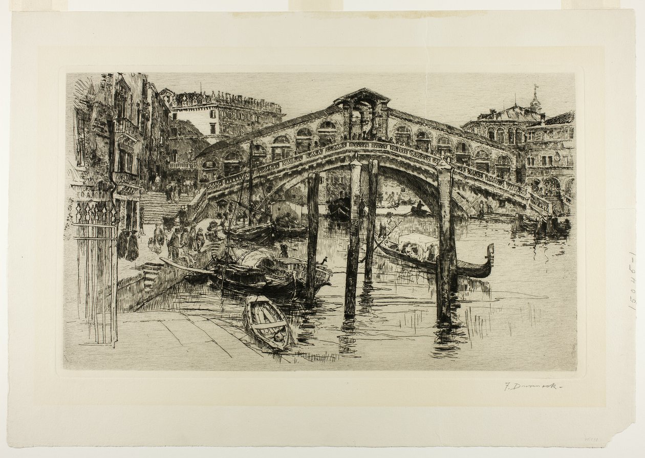 Rialto, Venedig av Frank Duveneck
