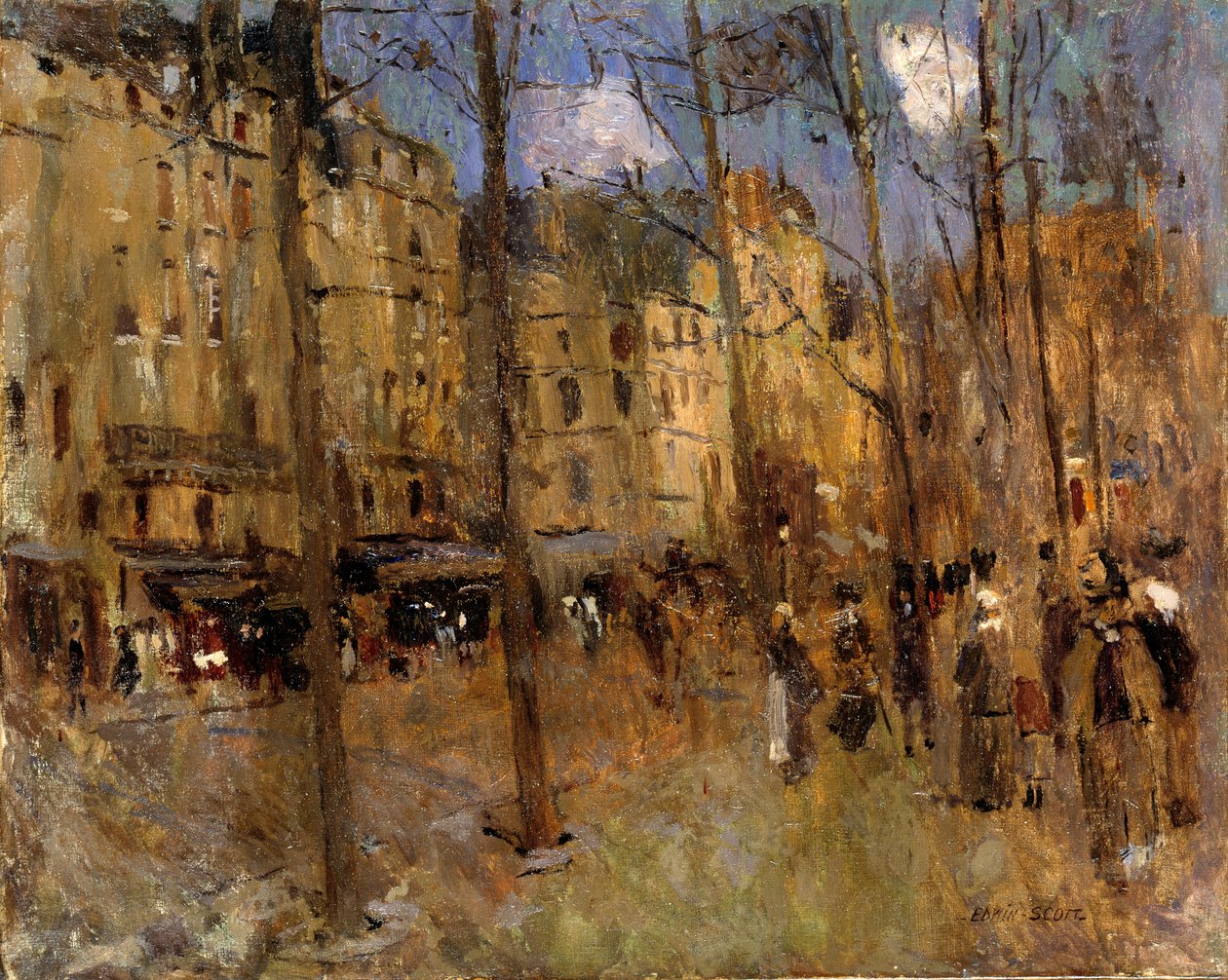 Boulevard St. Germain, n.d. av Frank Edwin Scott