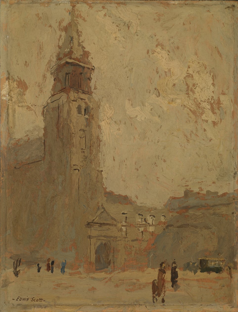 Kyrkan St. Germain des Pres, n.d. av Frank Edwin Scott