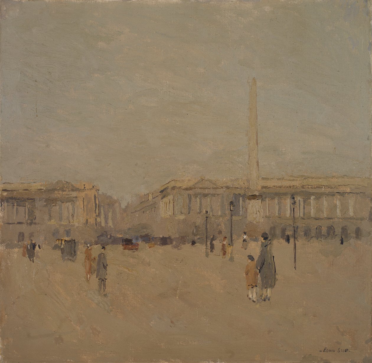 Place de la Concorde nr. II, n.d. av Frank Edwin Scott