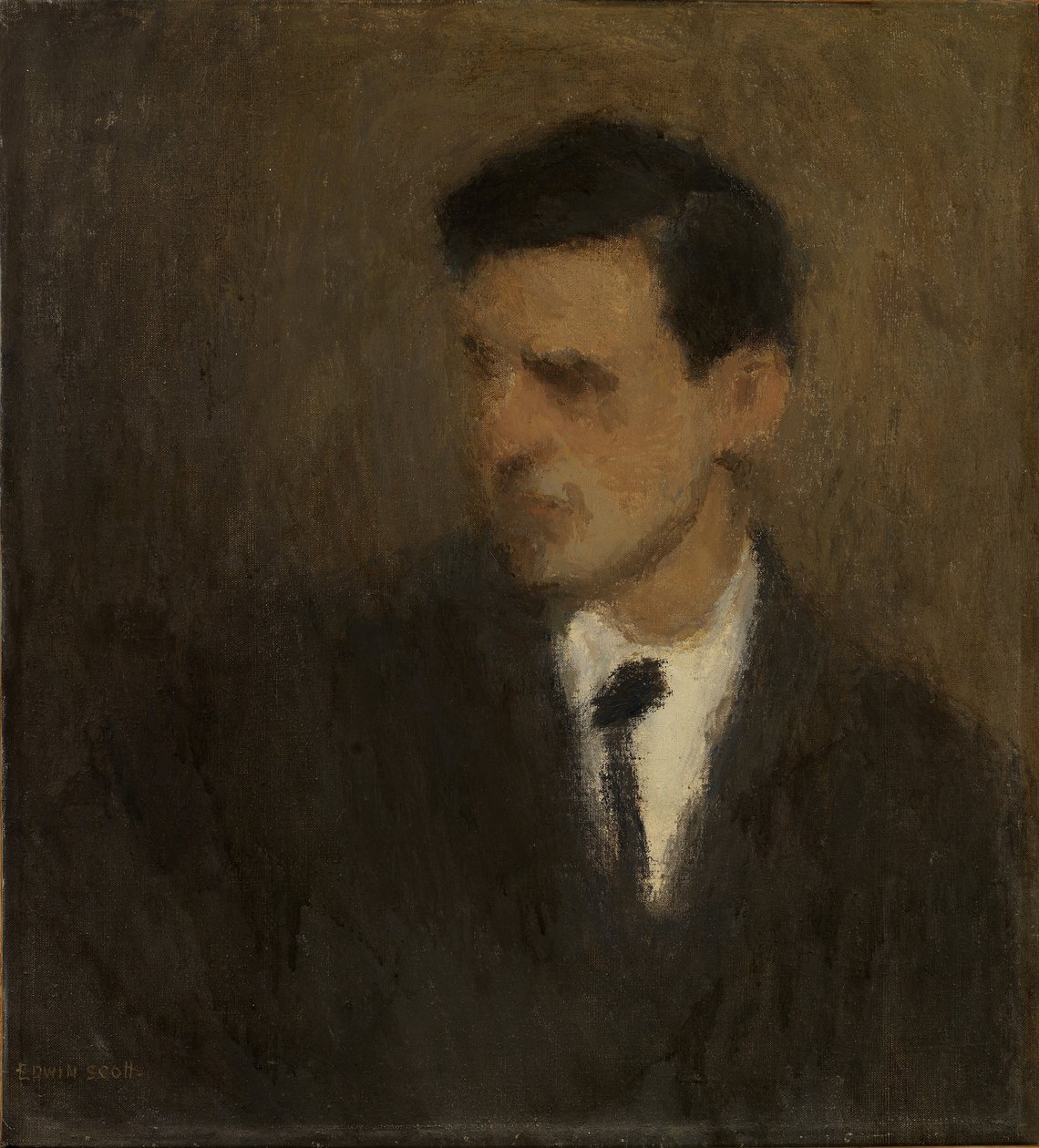 Porträtt av en ung man av Frank Edwin Scott