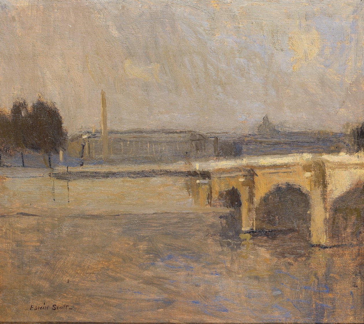 Seine vid Paris, Pont de la Concorde av Frank Edwin Scott