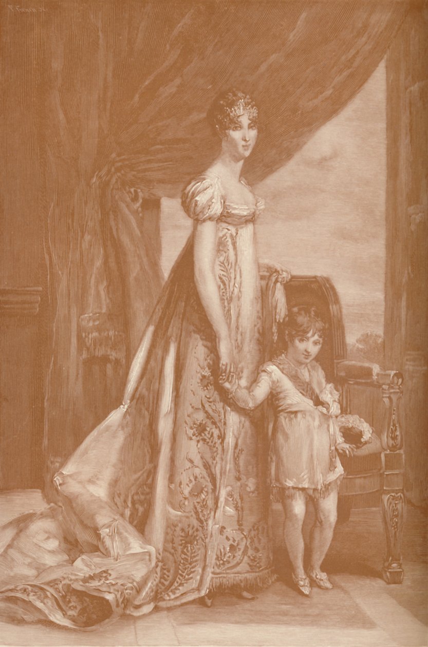 Eugénie-Hortense De Beauharnais - Hustru till Louis Bonaparte, drottning av Holland