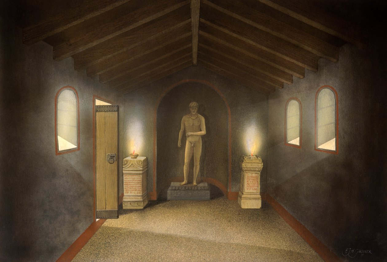 Benwell romerska tempel, c2: a århundradet, 1990-2010 av Frank Gardiner