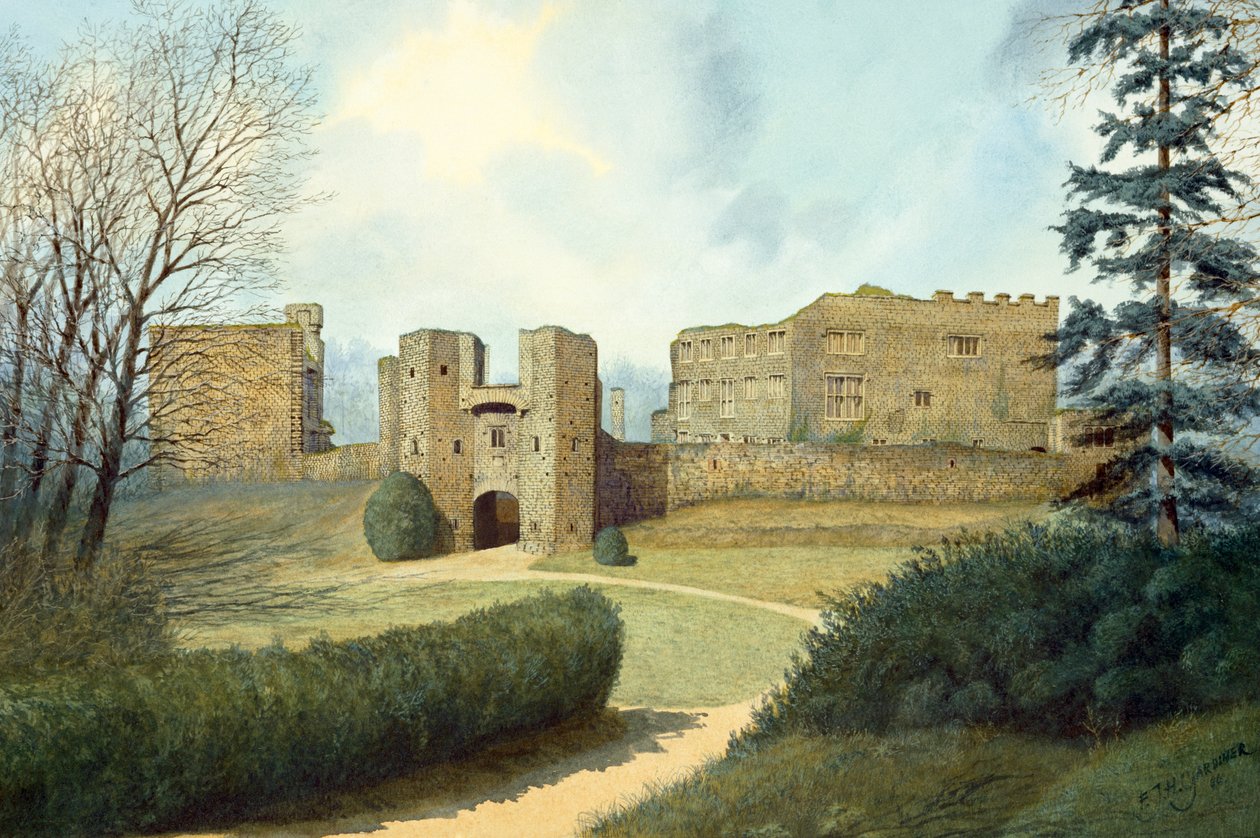 Berry Pomeroy Castle, 1400-talet, c1990-2010 av Frank Gardiner