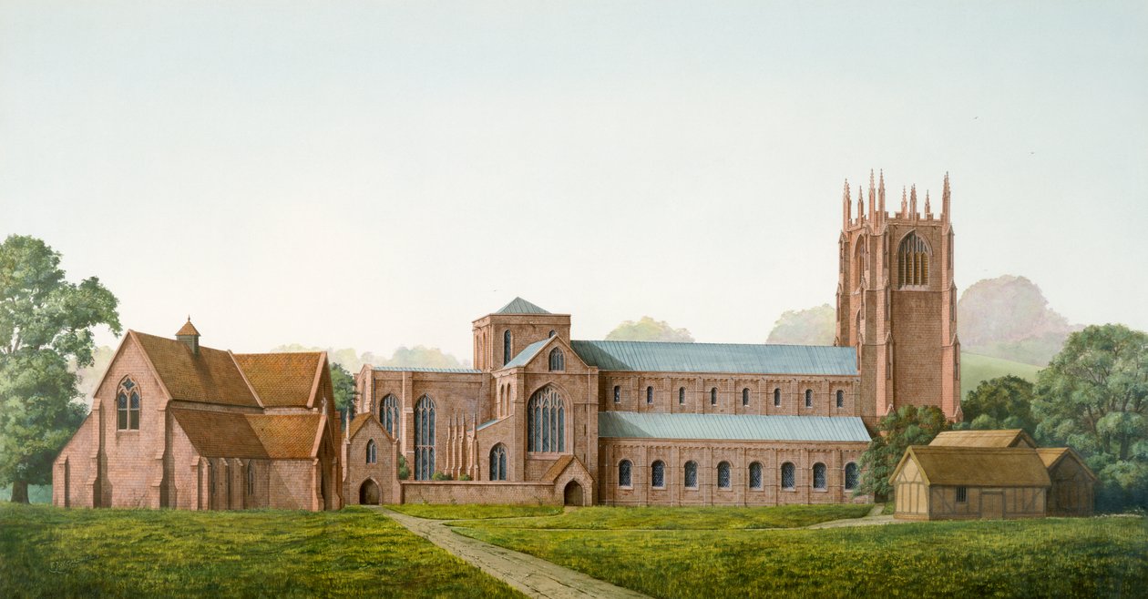 Furness Abbey, c1100-talet, c1990-2010 av Frank Gardiner