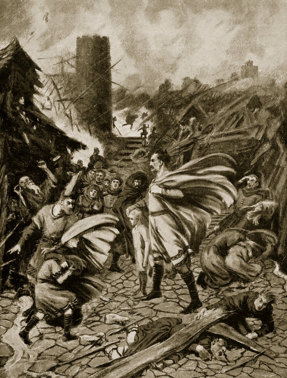 Virvelvinden 1091, illustration från 