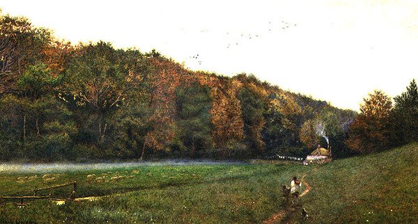 Grå skymning nära Arundel, Sussex av Frank Goodwin