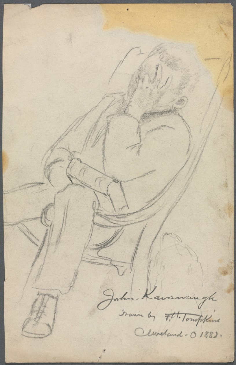 Skiss av John Kavanaugh av Frank H. Tompkins
