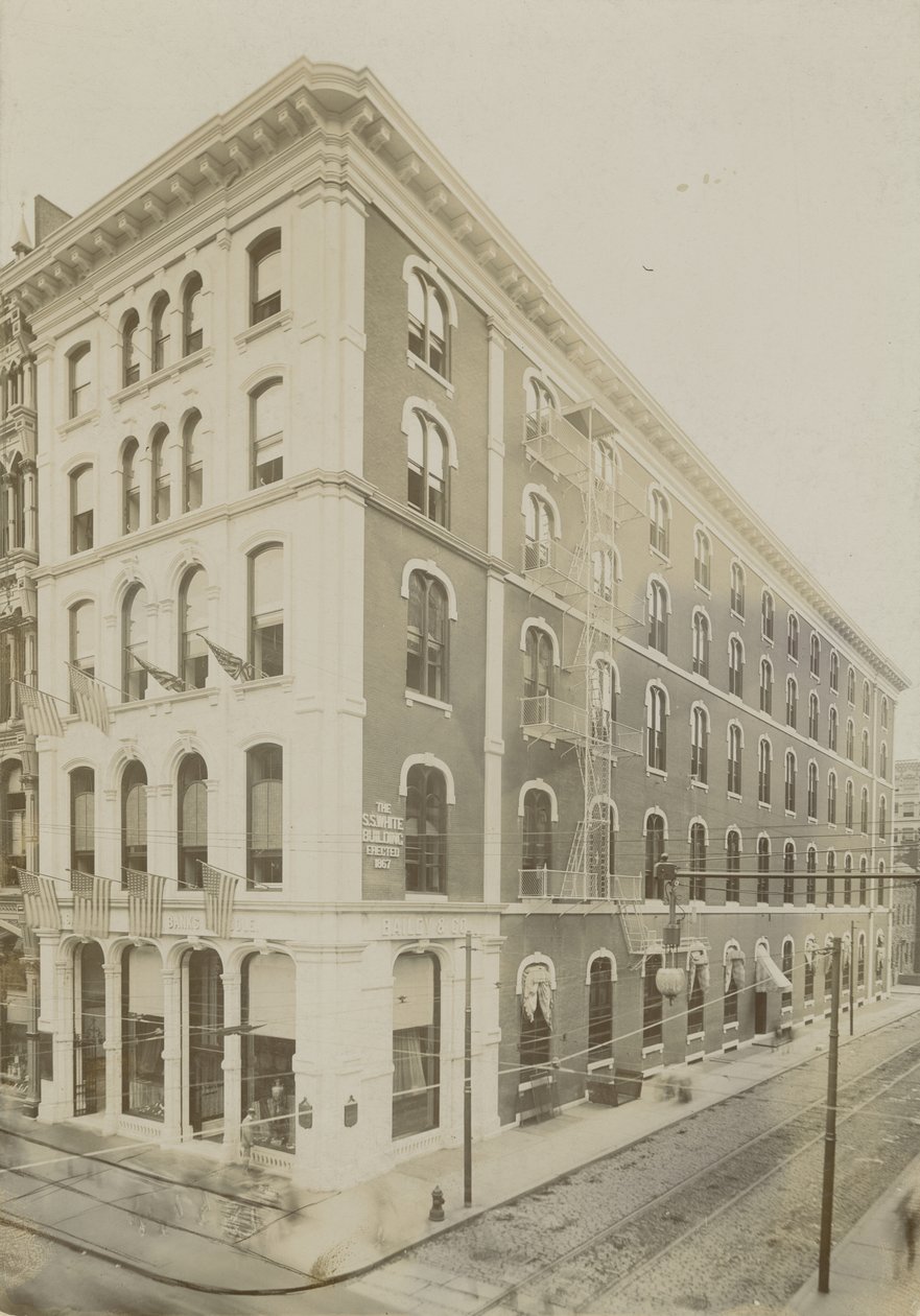 S.S. White Building (albumintryck) av Frank Hamilton Taylor