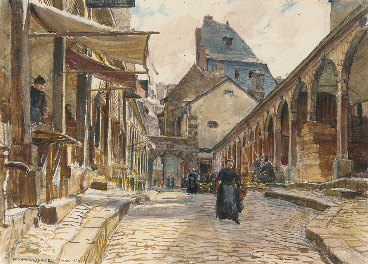 Marknadsdag, Dinan av Frank Lewis Emanuel