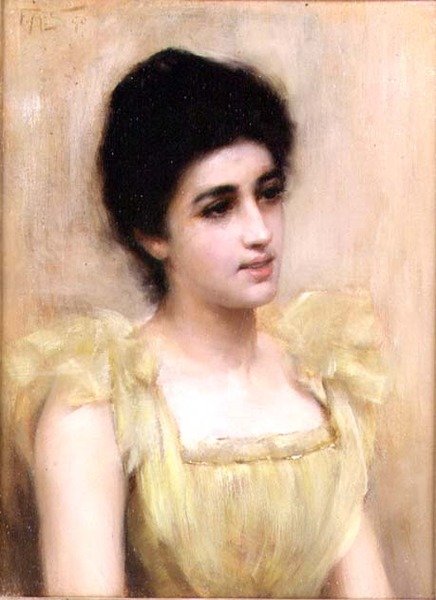 Den gula klänningen av Frank Markham Skipworth