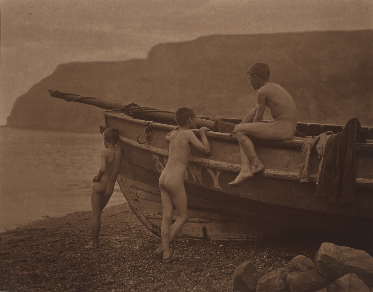 In Puris Naturalibus (I naturtillstånd) av Frank Meadow Sutcliffe