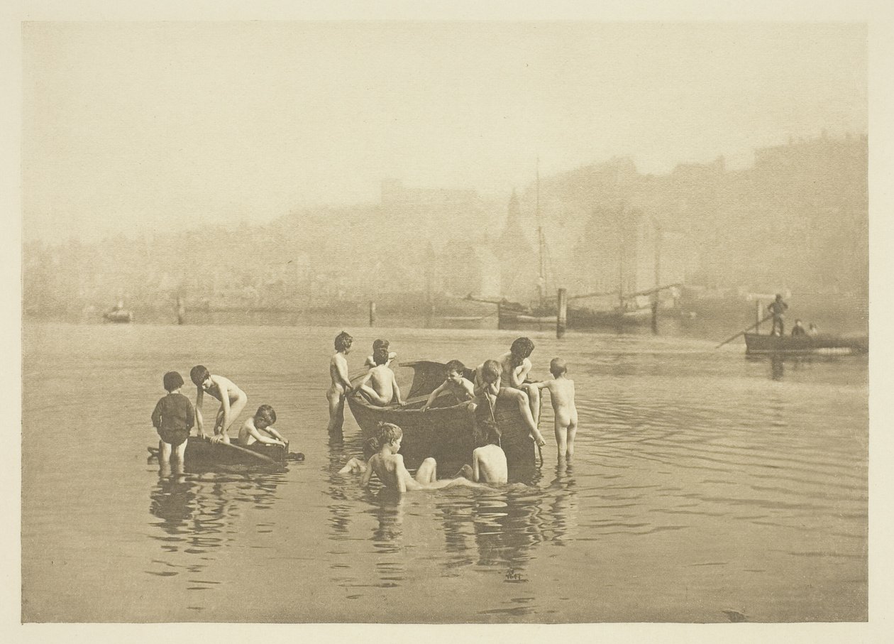Vatten råttor av Frank Meadow Sutcliffe