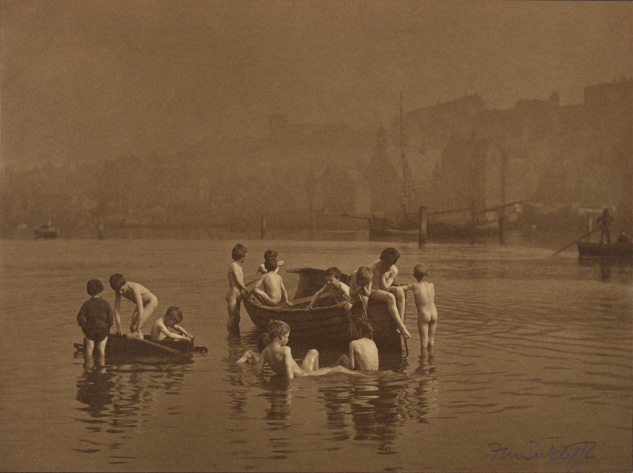 Vattenråttor av Frank Meadow Sutcliffe