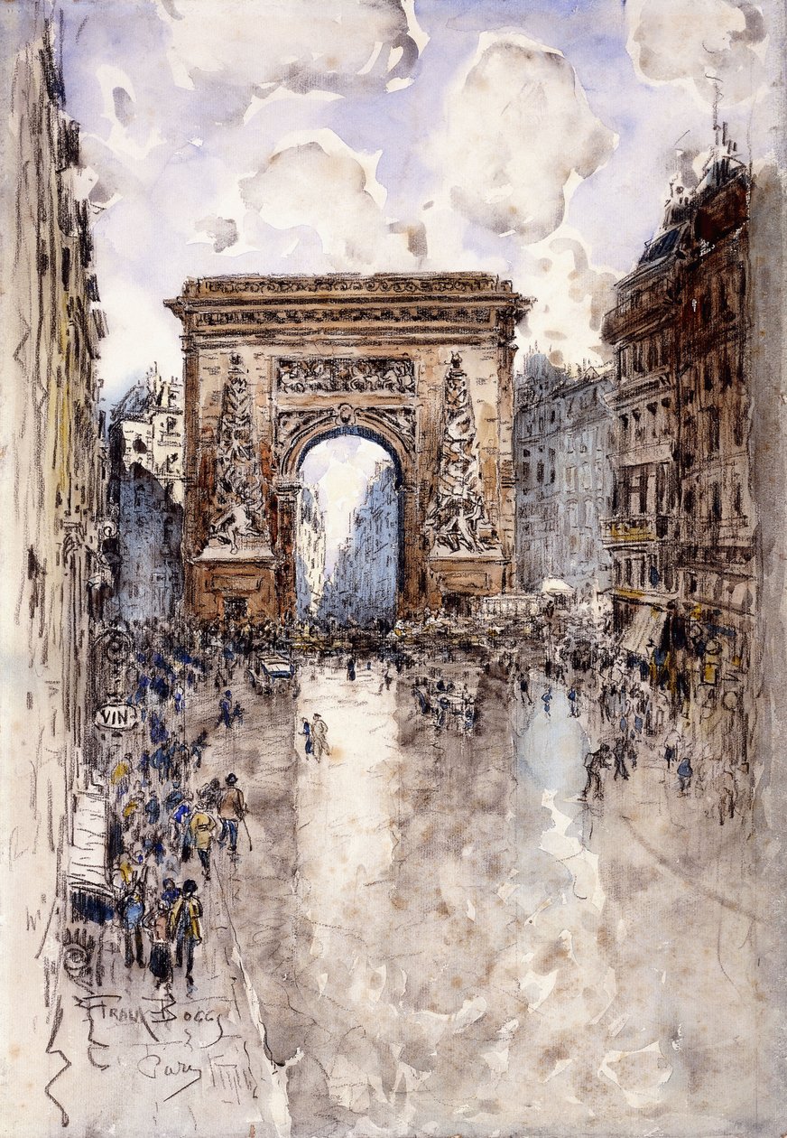 Porte St. Denis, Paris, av Frank Myers Boggs
