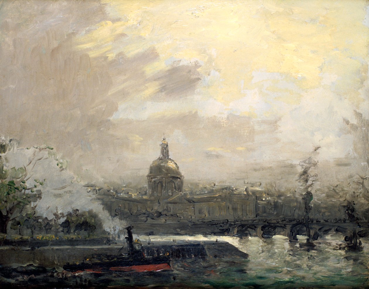 Seinen, Conti Quay, 1800-talet av Frank Myers Boggs