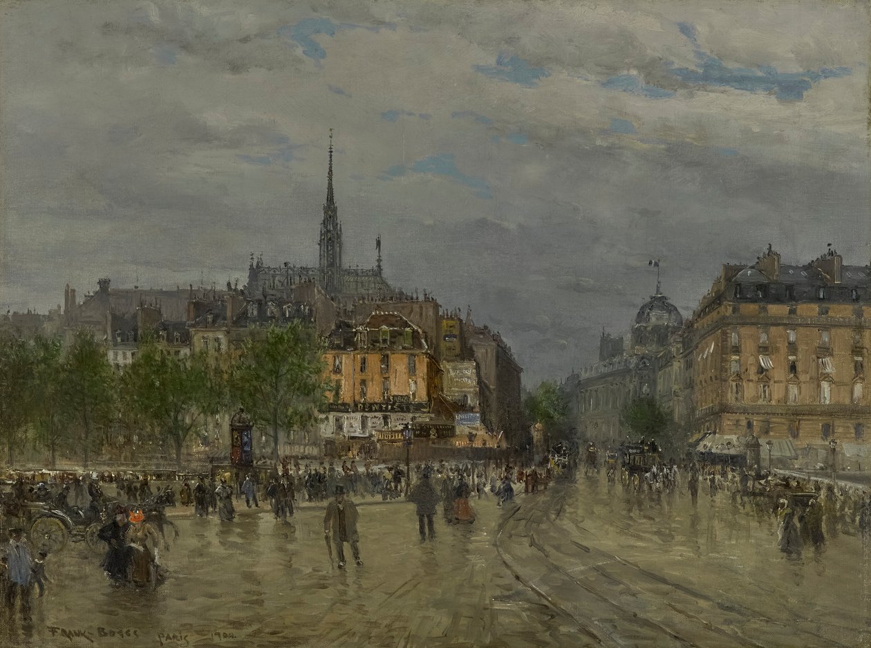 Utsikt över Paris av Frank Myers Boggs