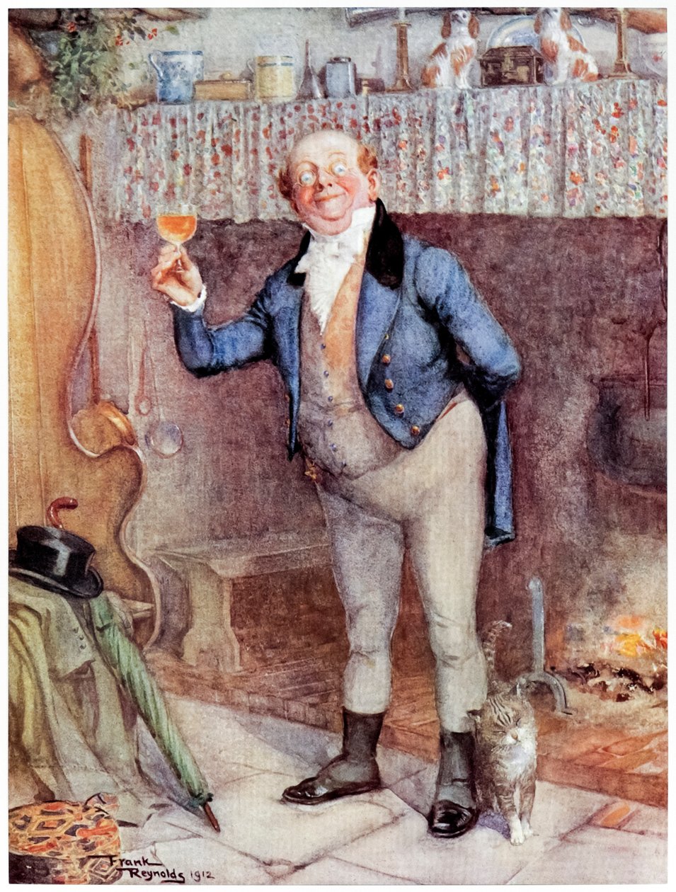 Mr Pickwick från "The Posthumous Papers of the Pickwick Club av Frank Reynolds