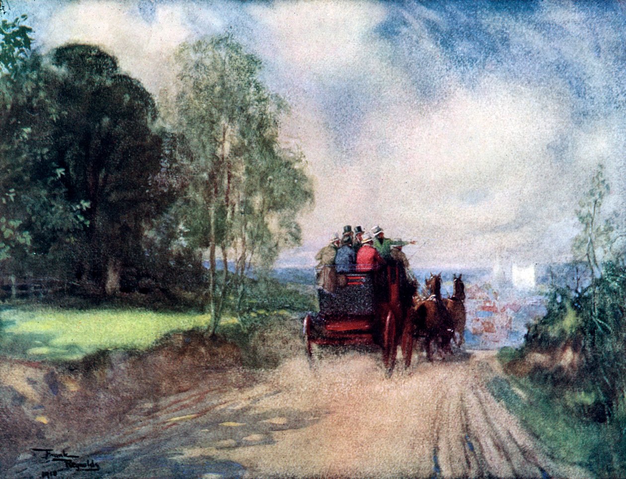 "På Rochester Coach", c1920 av Frank Reynolds