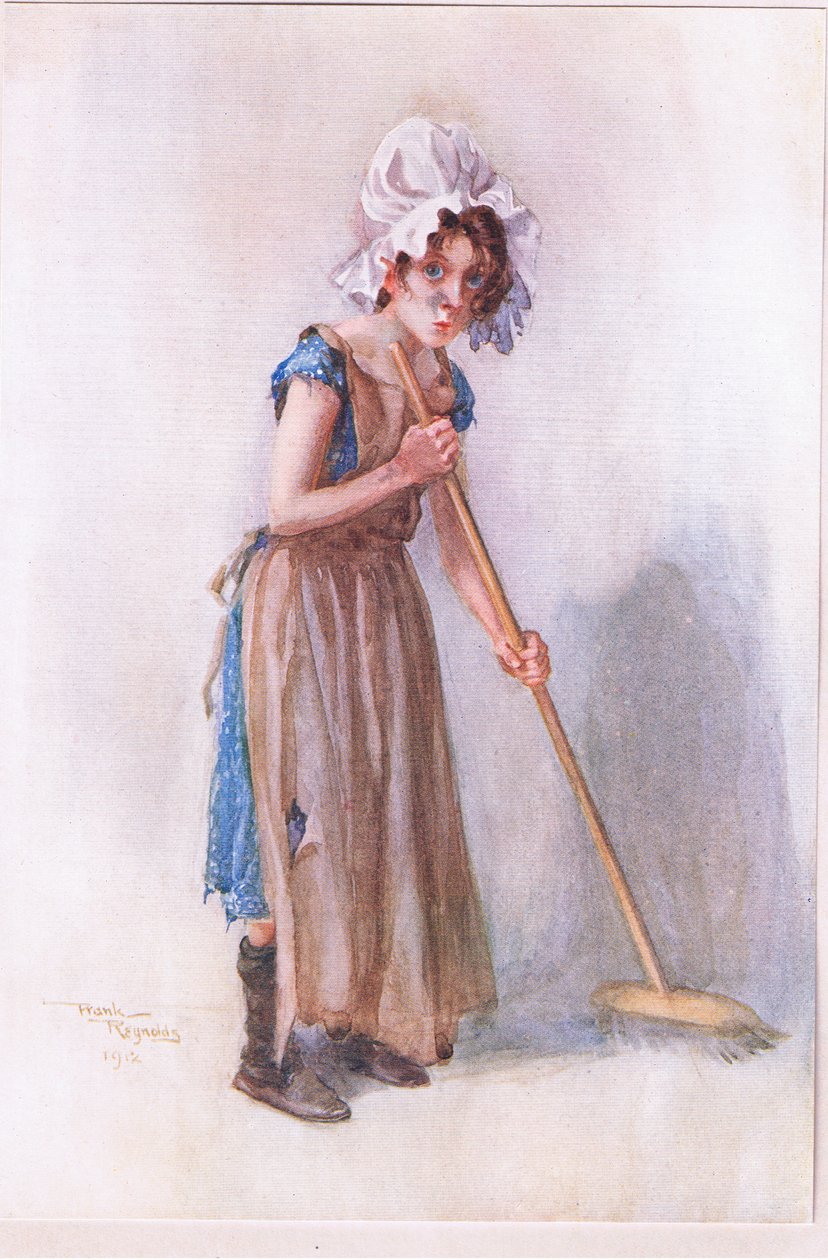 Markisinnan, ca 1920 (färglitografi) av Frank Reynolds