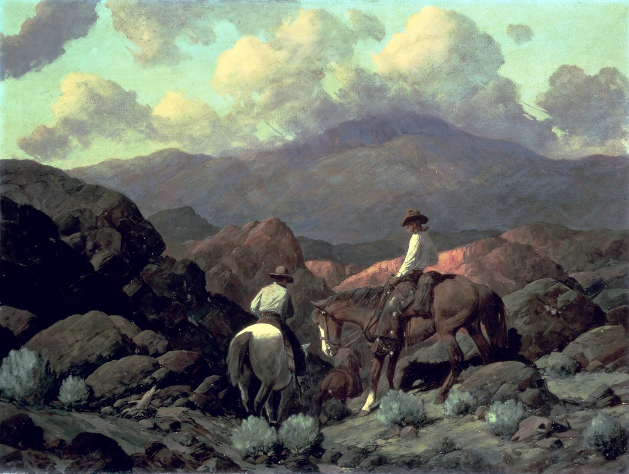 In i Jackson Hole Country av Frank Tenney Johnson