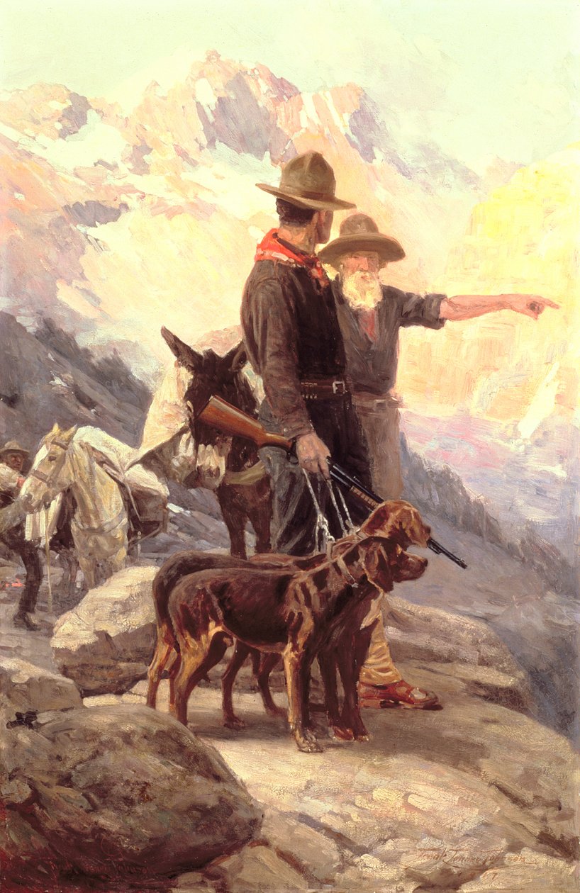 Fjälljakten av Frank Tenney Johnson