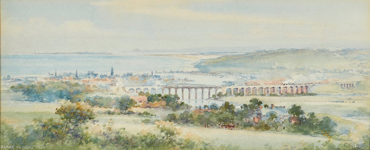 Berwick (akvarell) av Frank Watson Wood