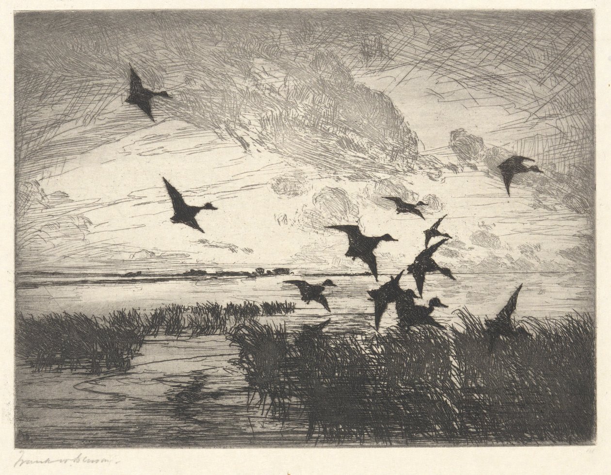Efter solnedgång av Frank Weston Benson