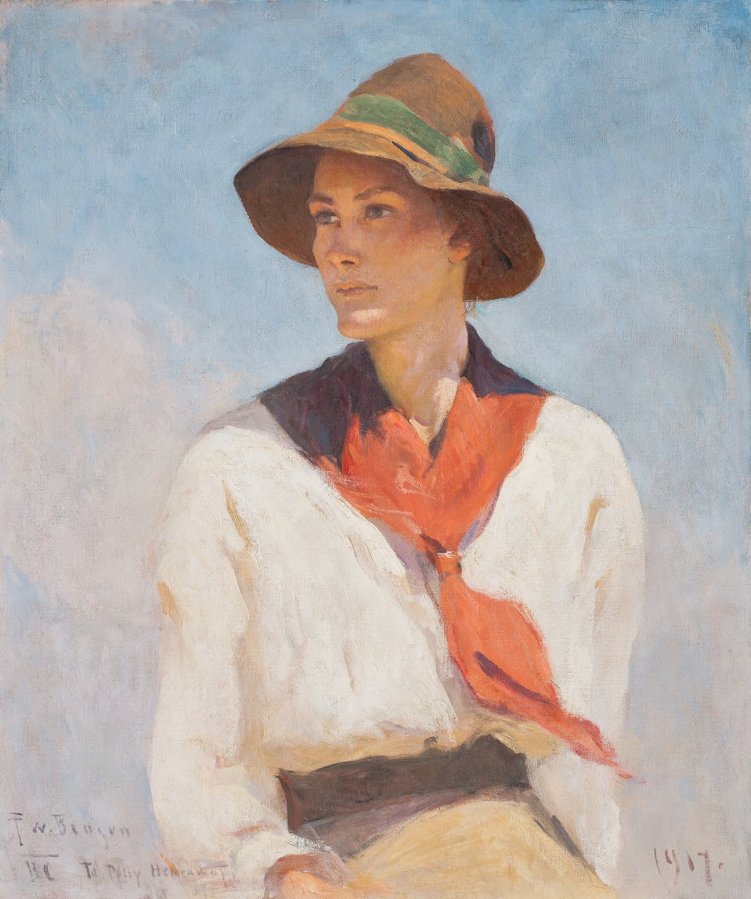 Natalie av Frank Weston Benson