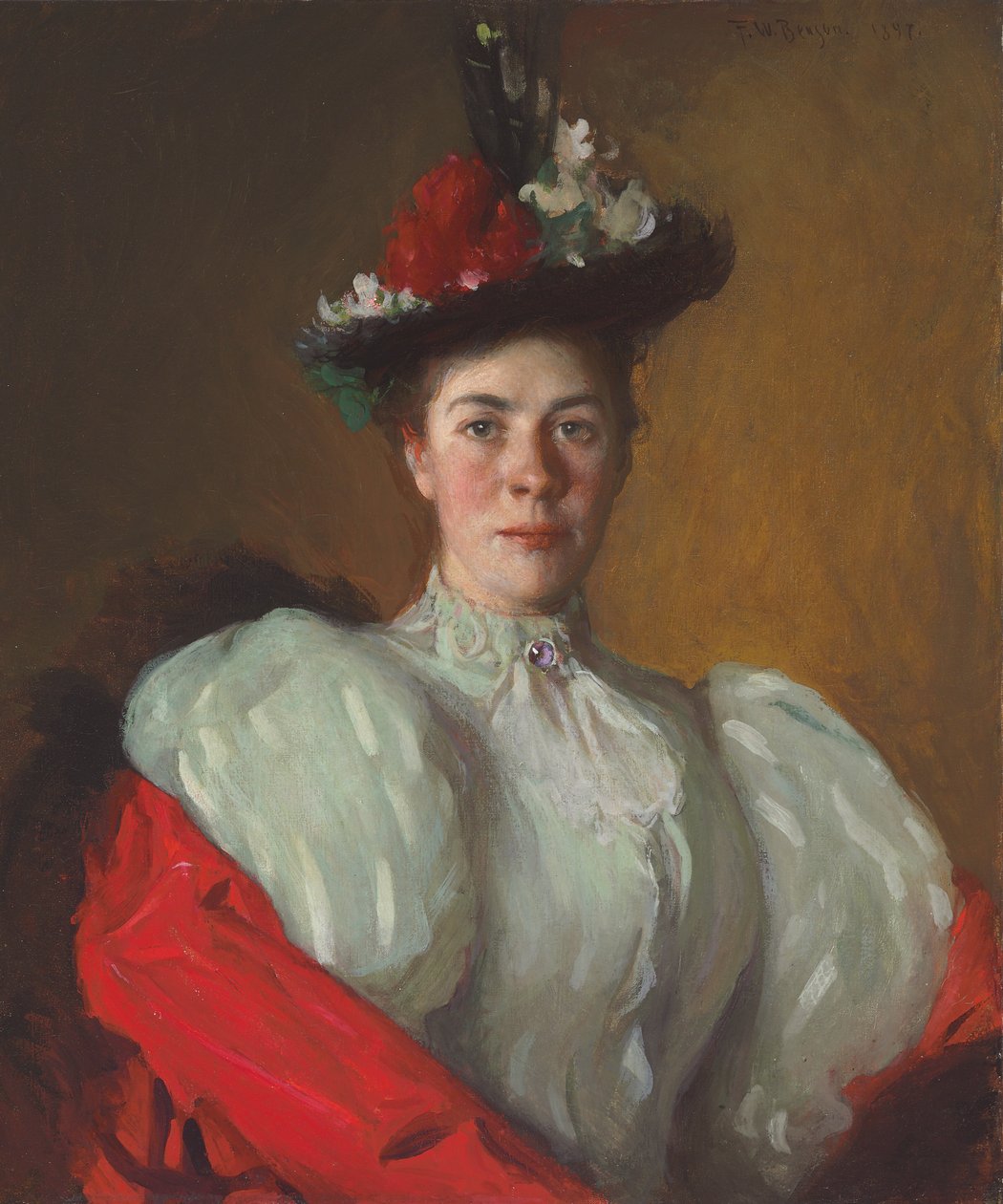 Porträtt av Katherine Cavenaugh av Frank Weston Benson