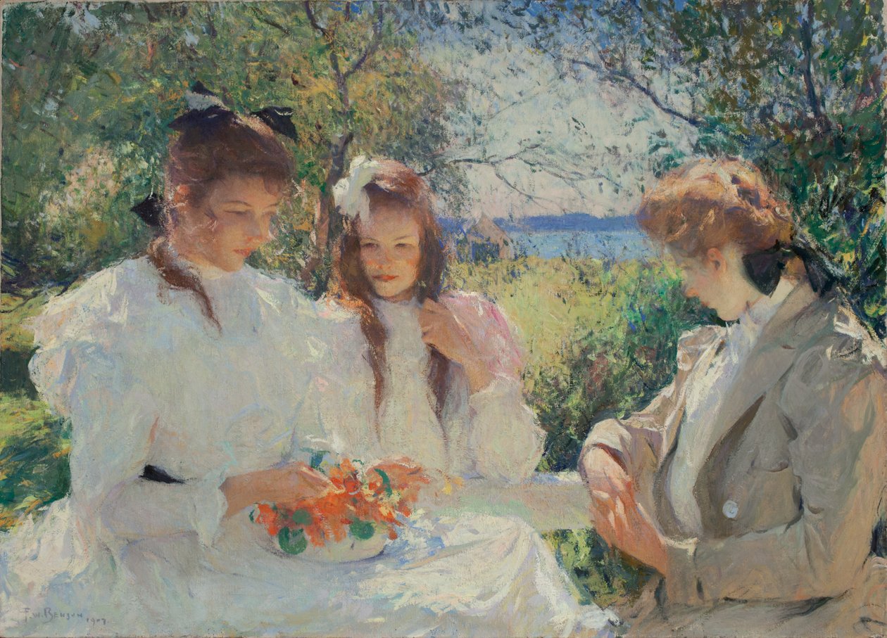 Porträtt av mina döttrar av Frank Weston Benson