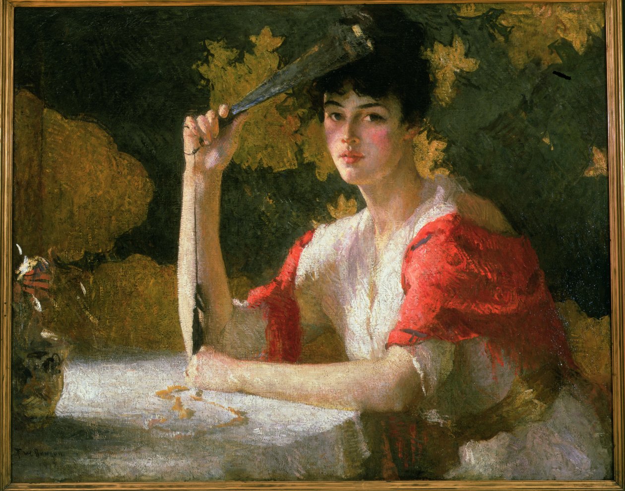 Röd och guld av Frank Weston Benson