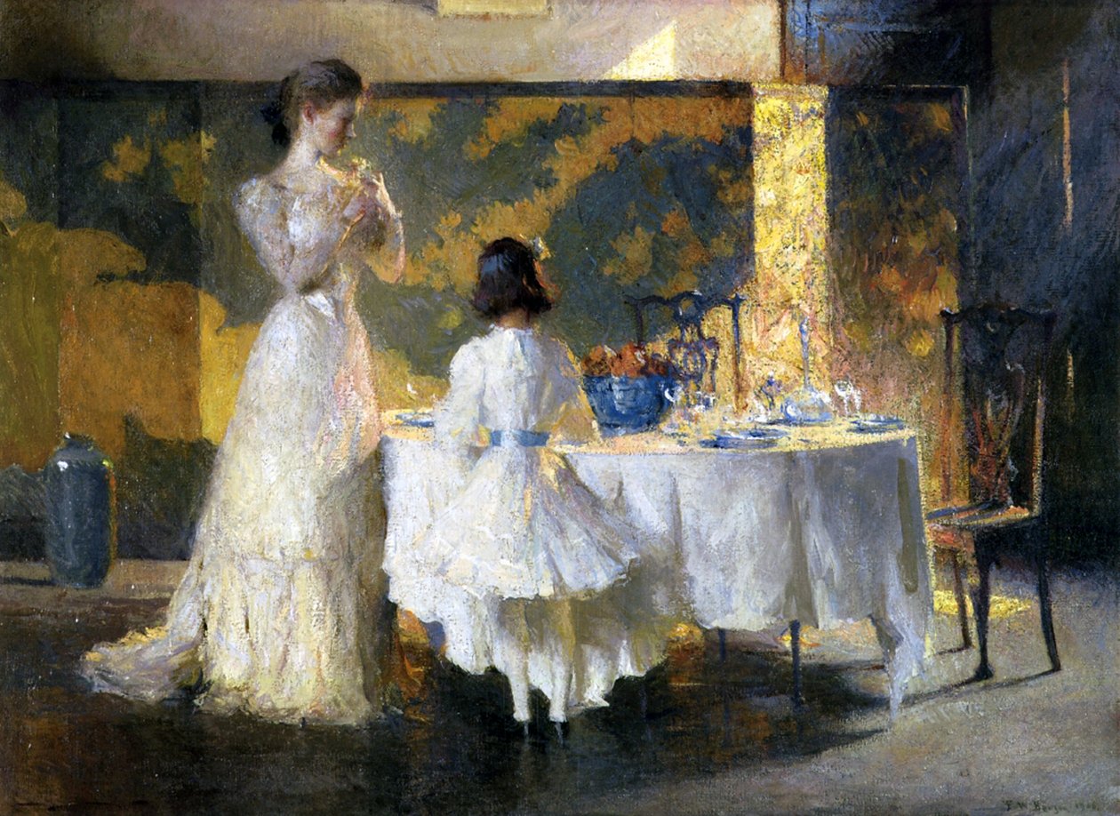 Konstnärens döttrar av Frank Weston Benson