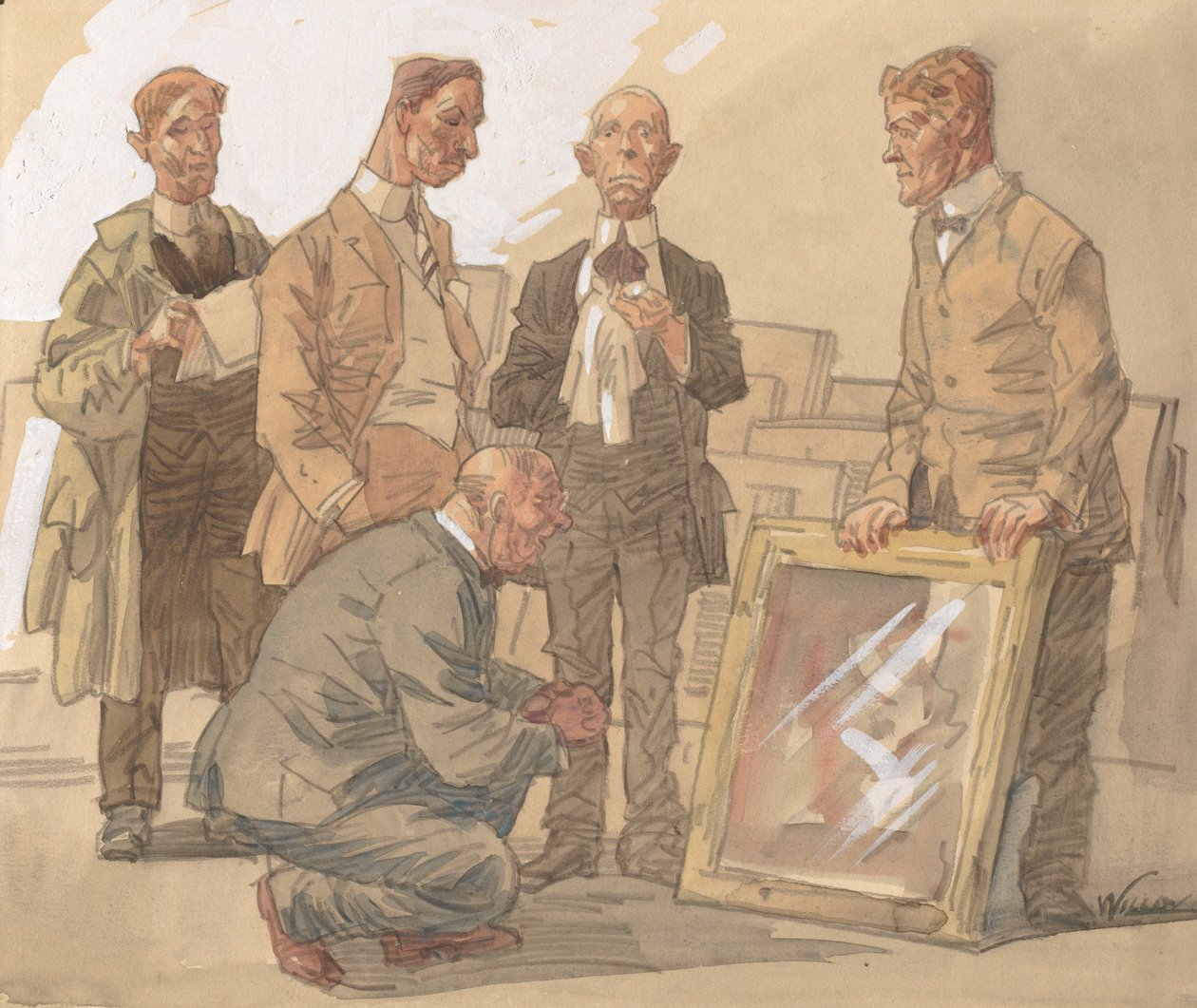 Historien om en bild nr 1: Inför juryn av Frank Wilcox