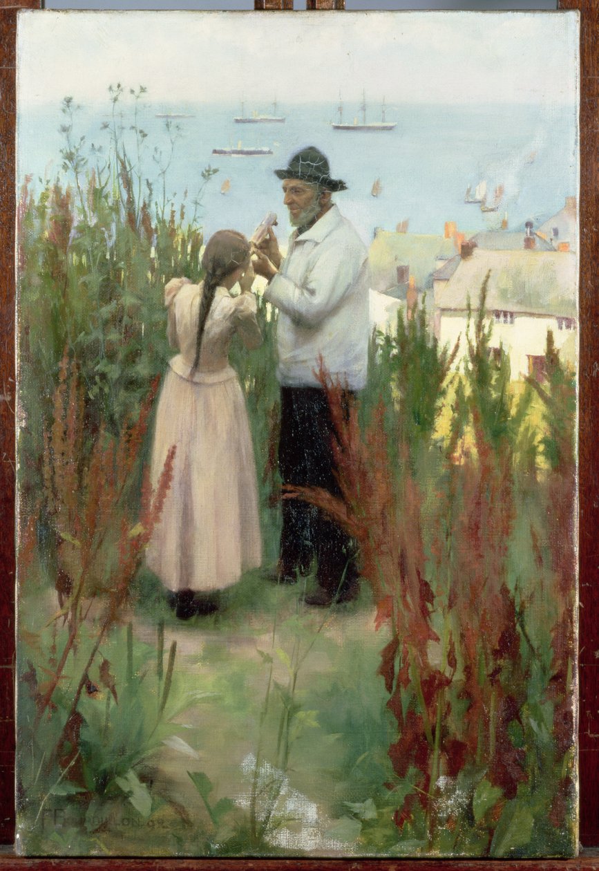 Tvärs över hamnen, 1892 av Frank Wright Bourdillon