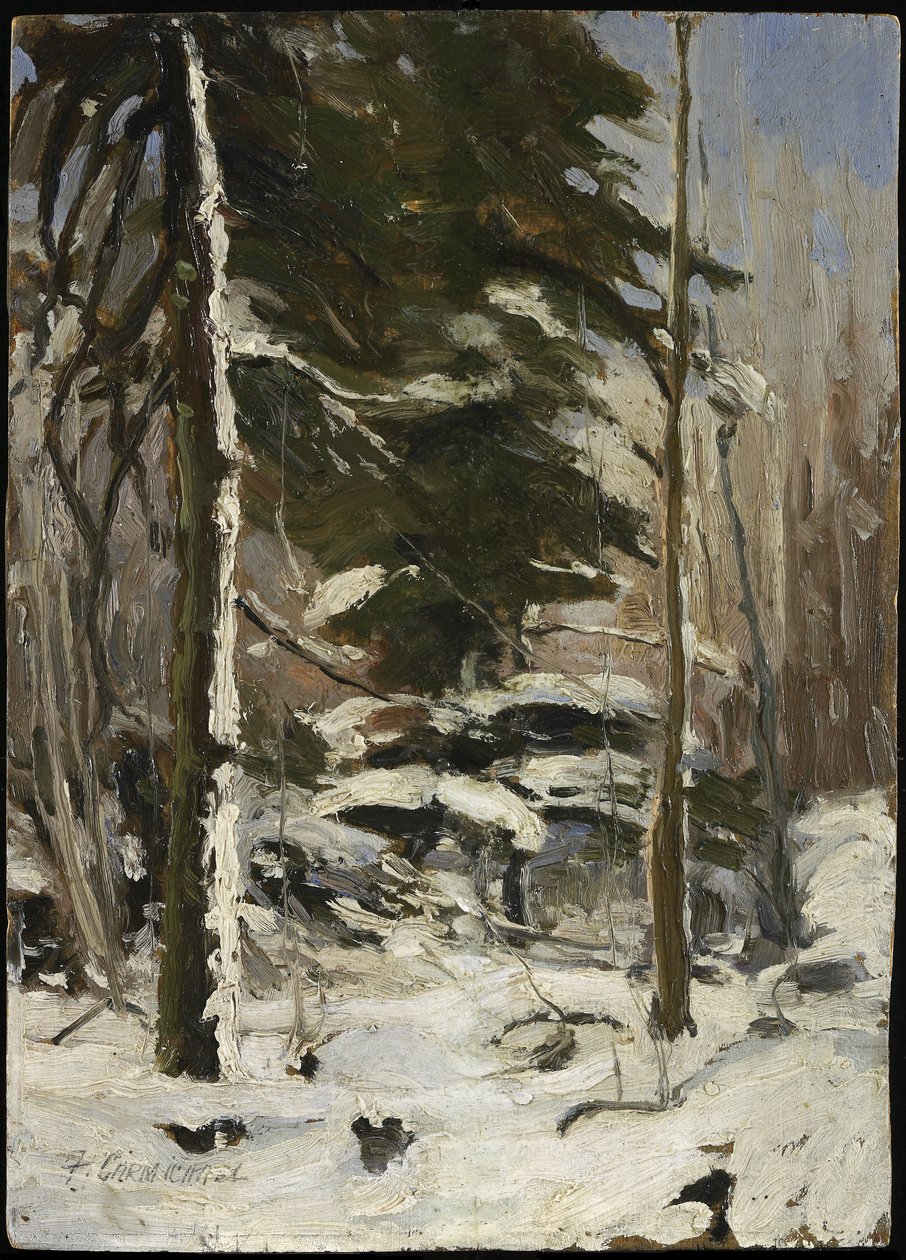 Edge of the Wood, c.1914 av Franklin Carmichael