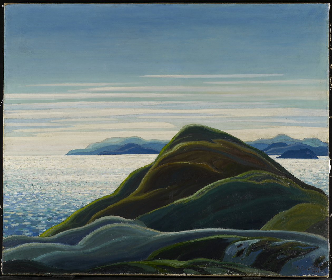 North Shore, Lake Superior, 1927 av Franklin Carmichael