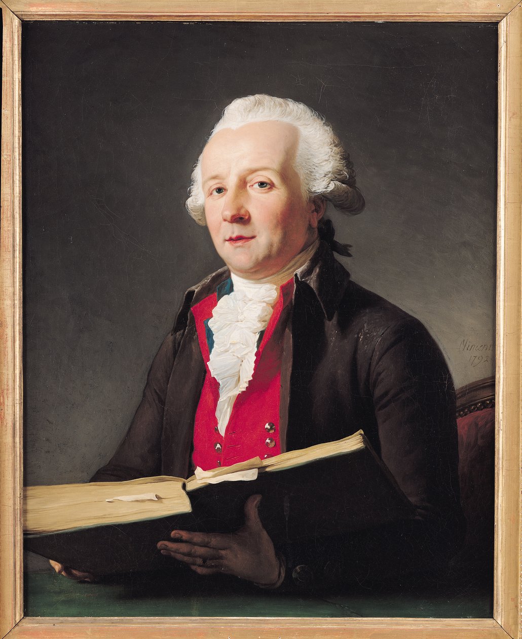 Porträtt av Dazincourt (1747-1809) 1792 av François André Vincent