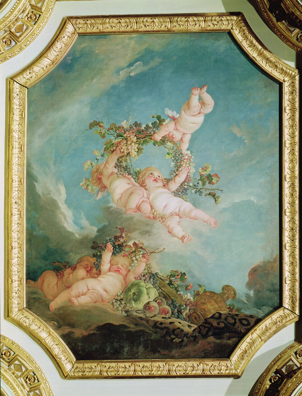 Autumn, mai se faasologa o Vaitau e Fa i le Salle du Conseil swed av François Boucher