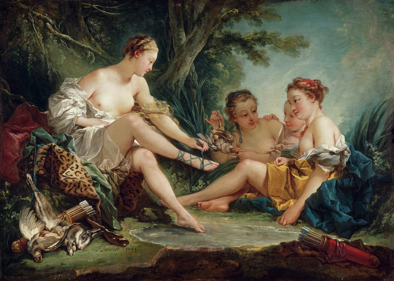 Diana after the Hunt av François Boucher